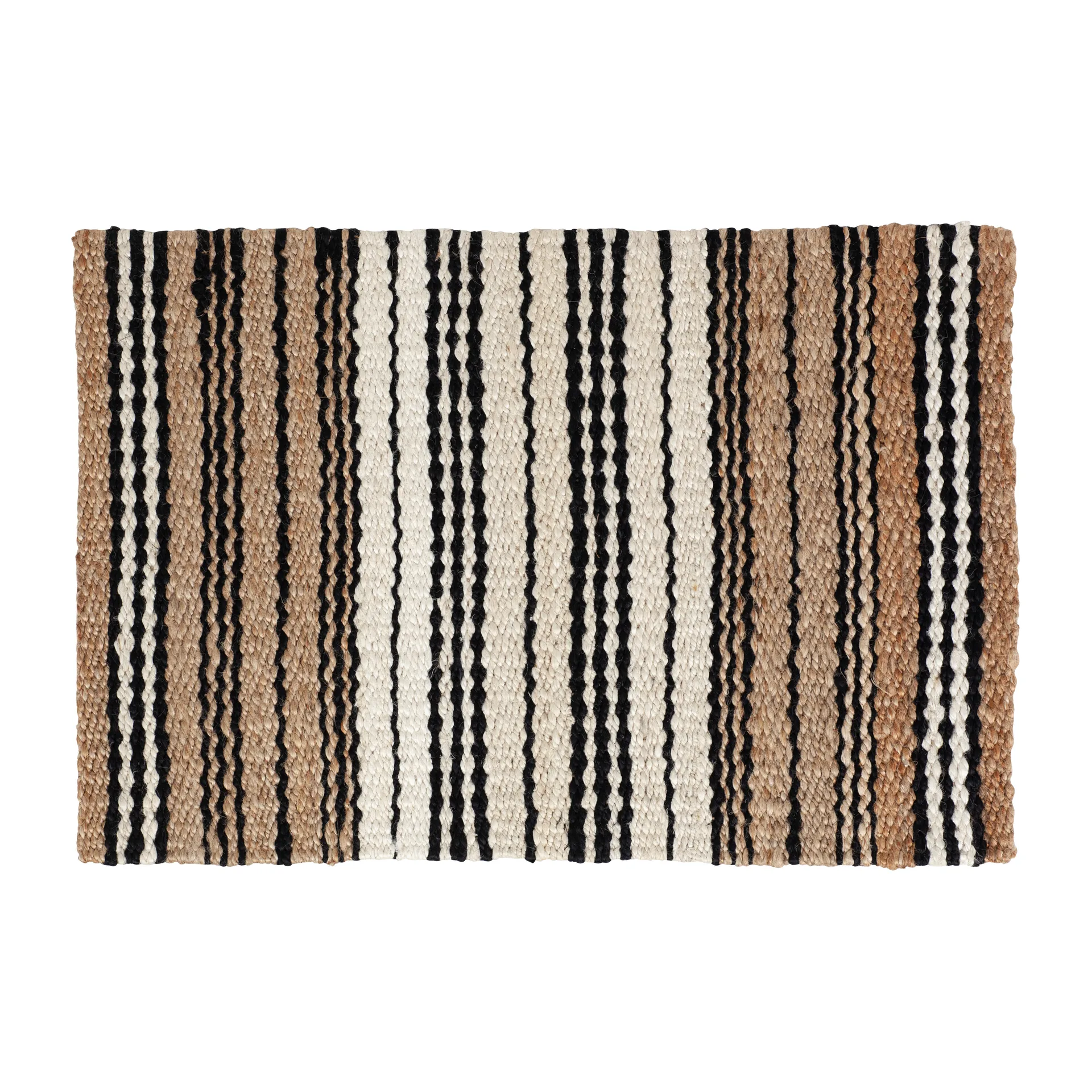 Elin striped doormat, Naturalmix. 60x90 cm Dixie