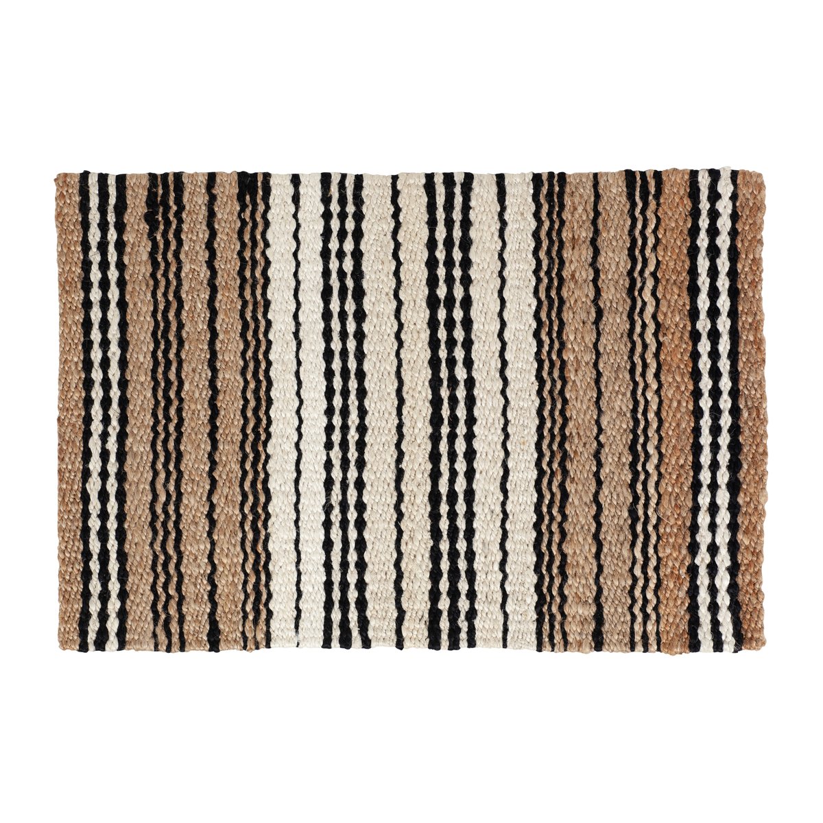 Dixie Elin striped doormat Naturalmix. 60x90 cm | Scandinavian Design | Door mats | Beige