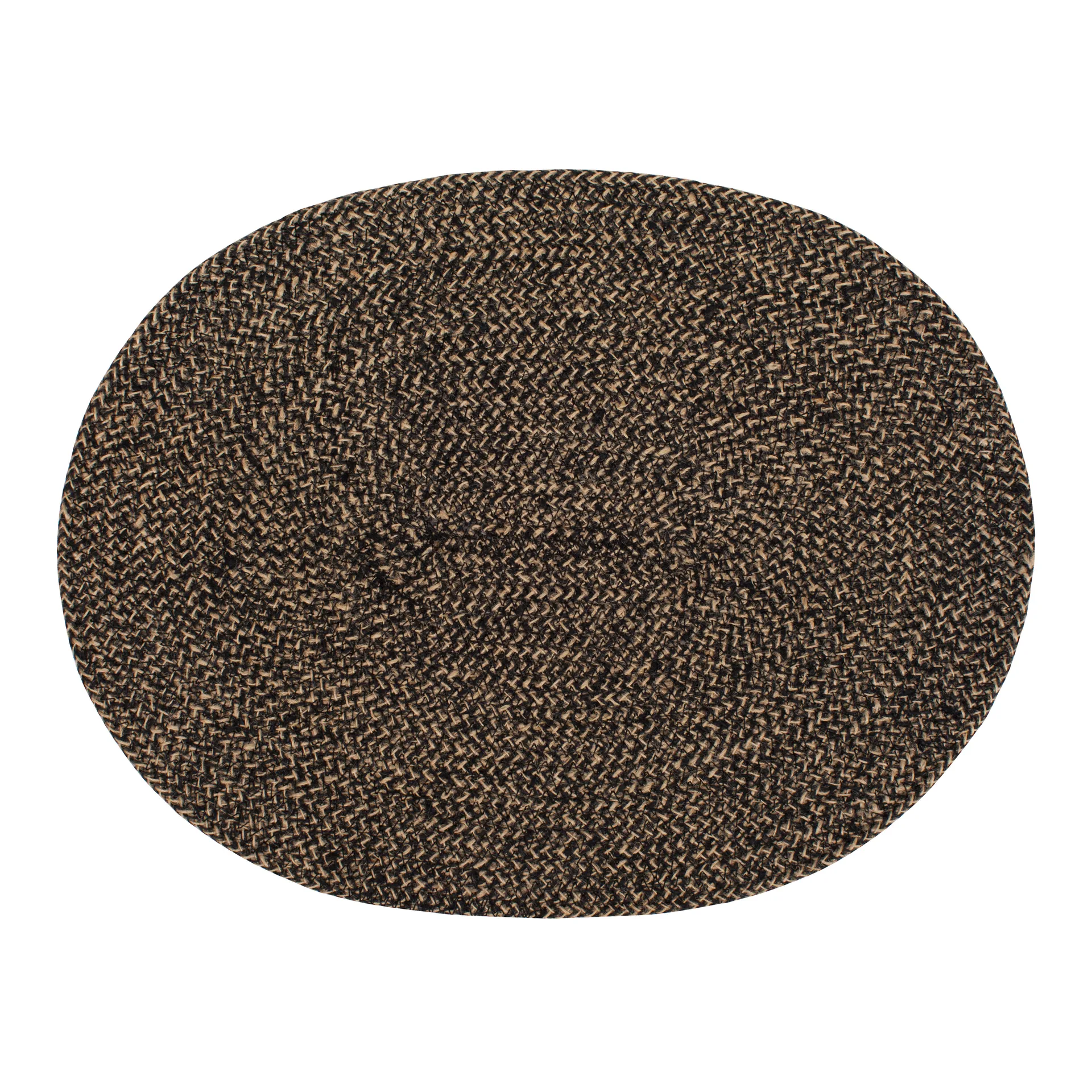 Ella placemat oval, black Dixie