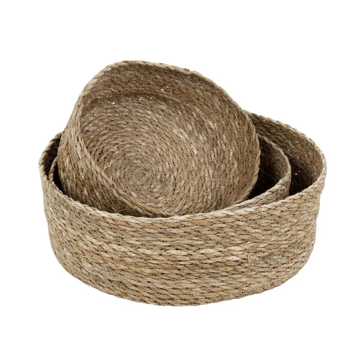 Emil bread basket 3-pack - nature (beige) - Dixie