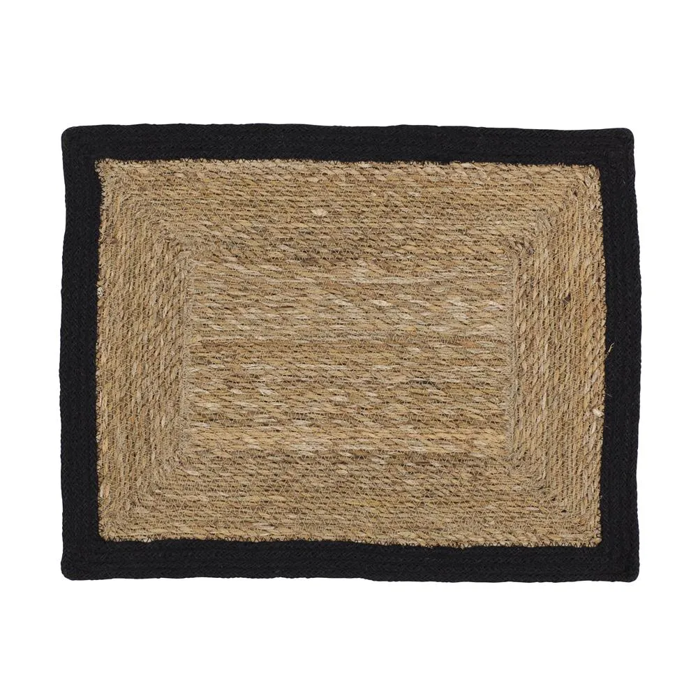Dixie Emil placemat nature-black | Scandinavian Design | Placemats | Beige