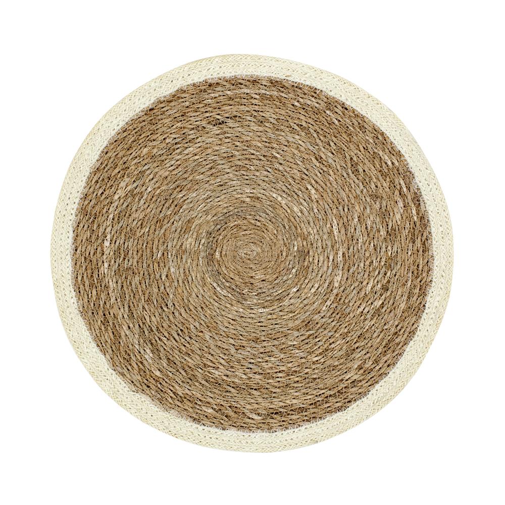 Dixie Emil round placemat nature-white | Scandinavian Design | Placemats | Beige
