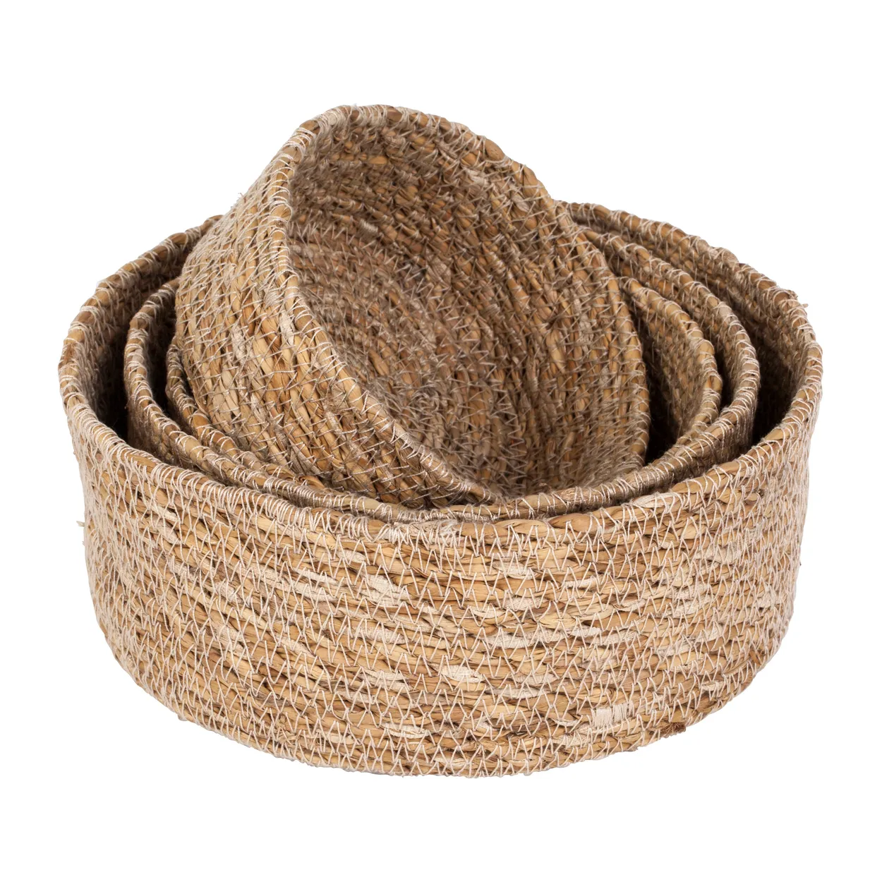 Dixie Emil seagrass box small 4-pack Nature | Scandinavian Design | Storage baskets | Beige