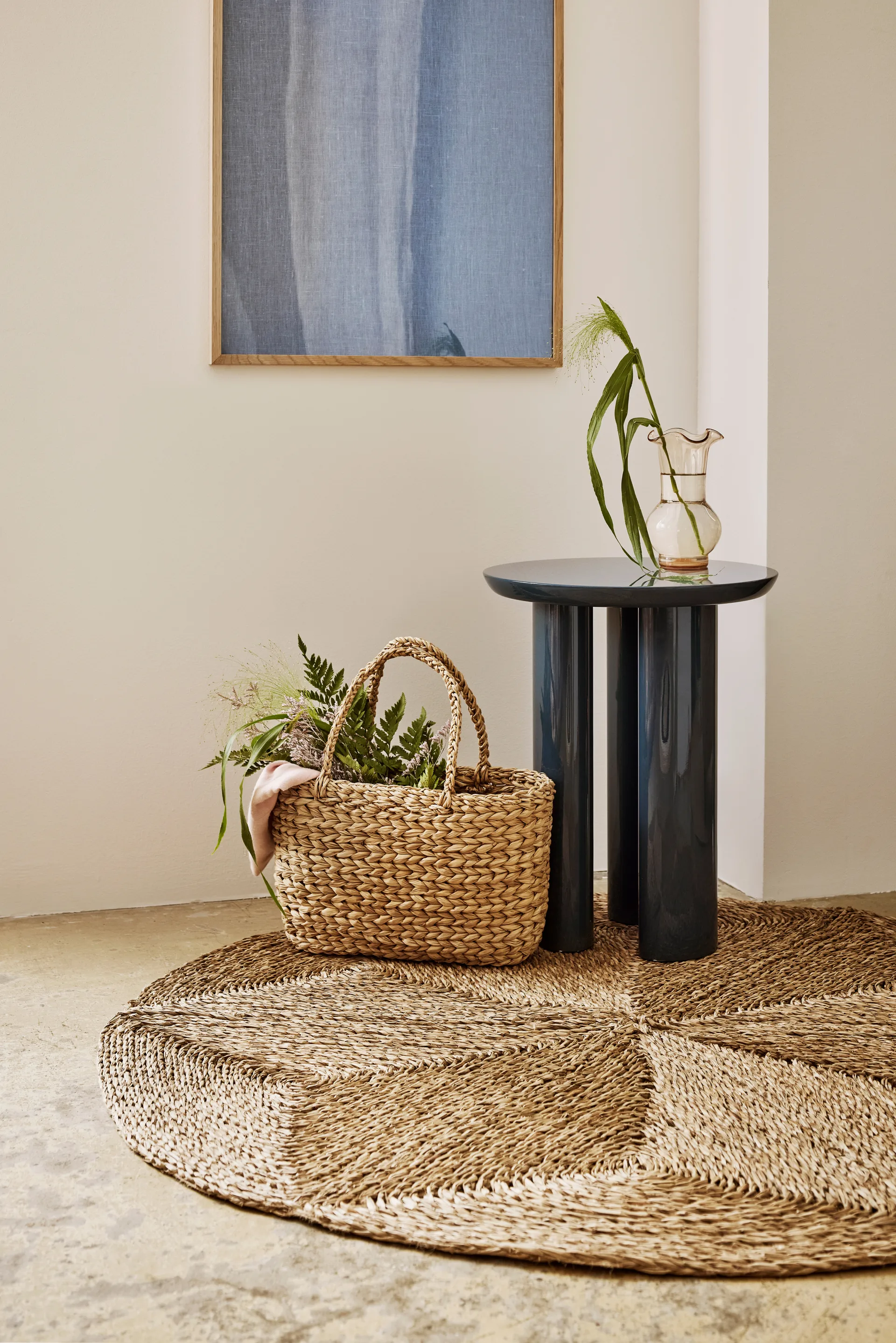 Esther bag 2 pieces, Natural Dixie