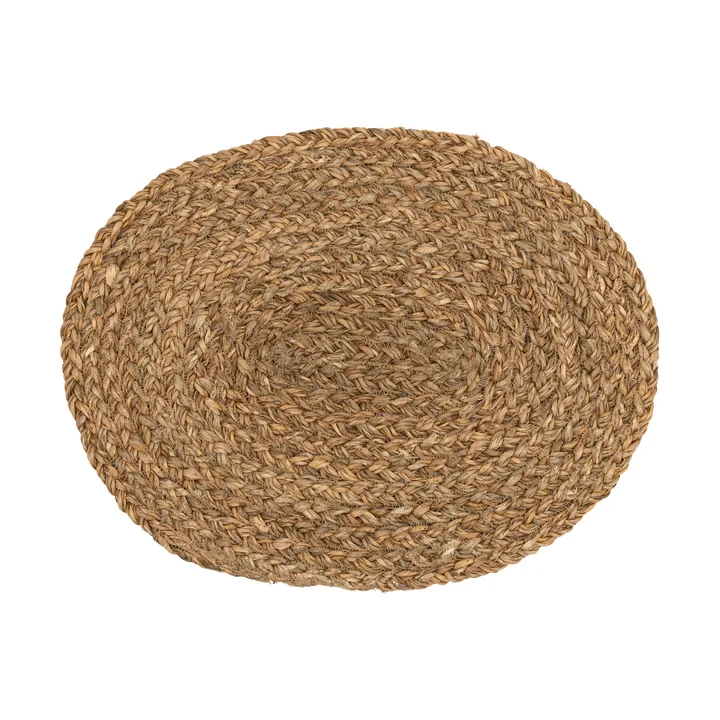 Esther placemat woven oval - Seagrass, 45x35 cm - Dixie