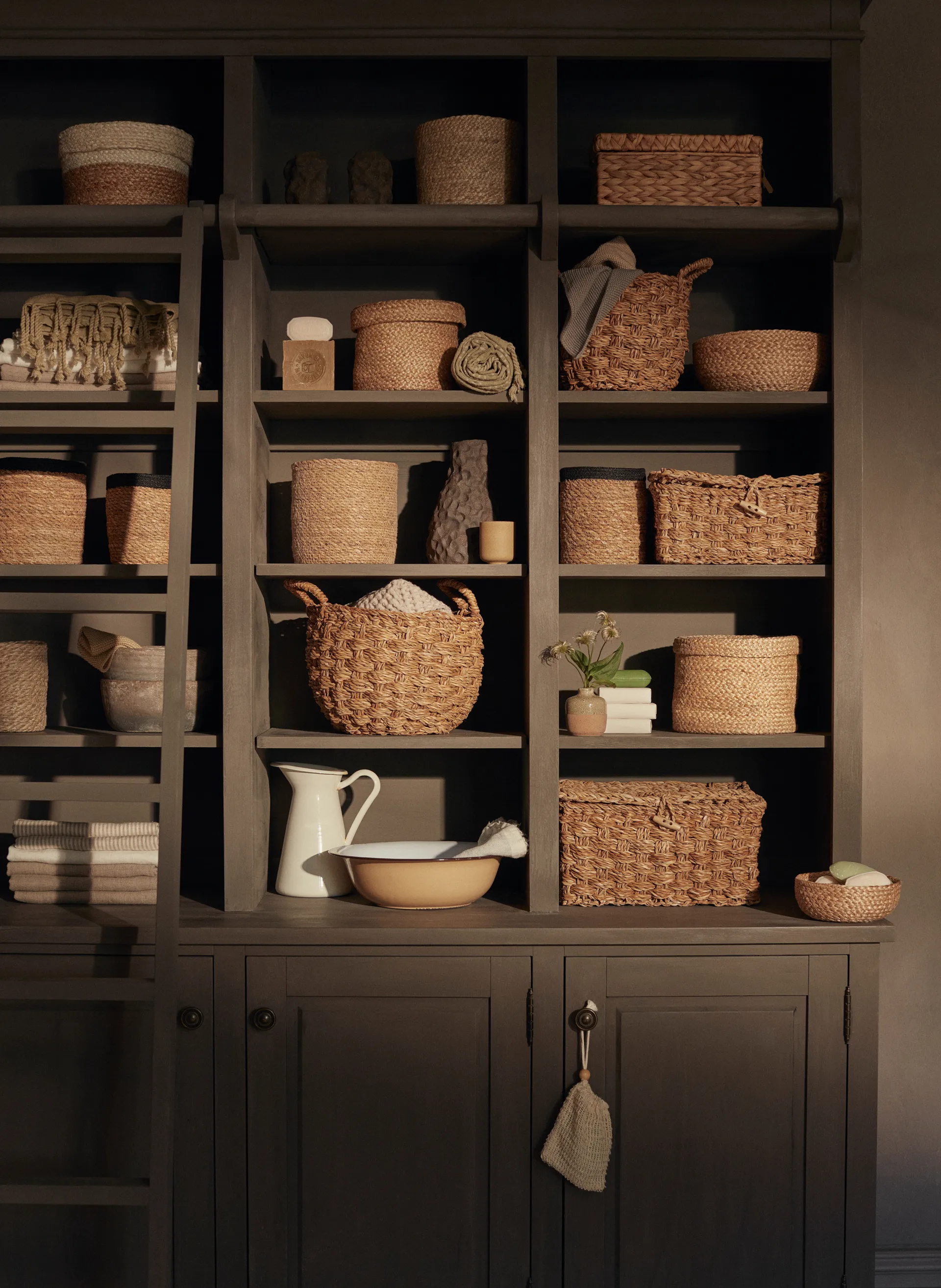 Esther storage basket 2-pack, Natural Dixie