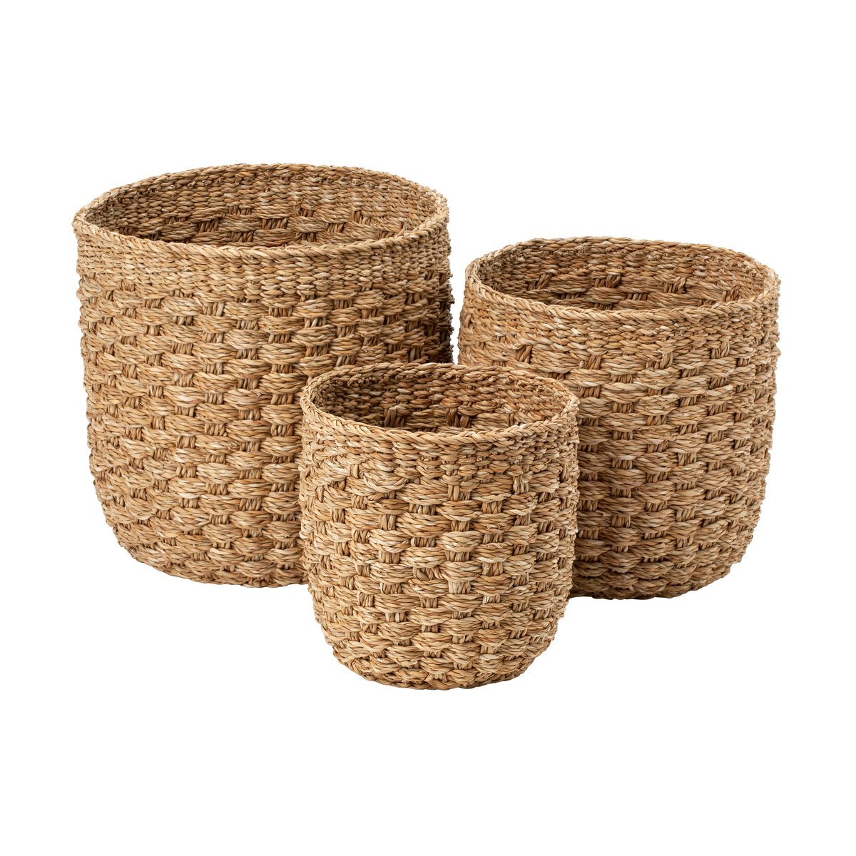 Dixie Esther storage box 3 pieces Natural | Scandinavian Design | Storage baskets | Brown