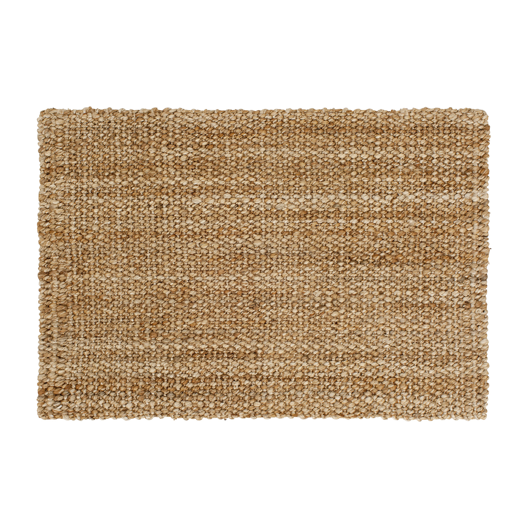 Hay woven door mat - Red