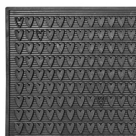 Heart door mat, 75x45 cm Dixie
