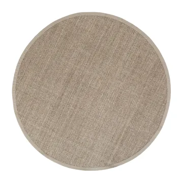 Jenny Sisal round rug - Natural grey Ø250 cm - Dixie