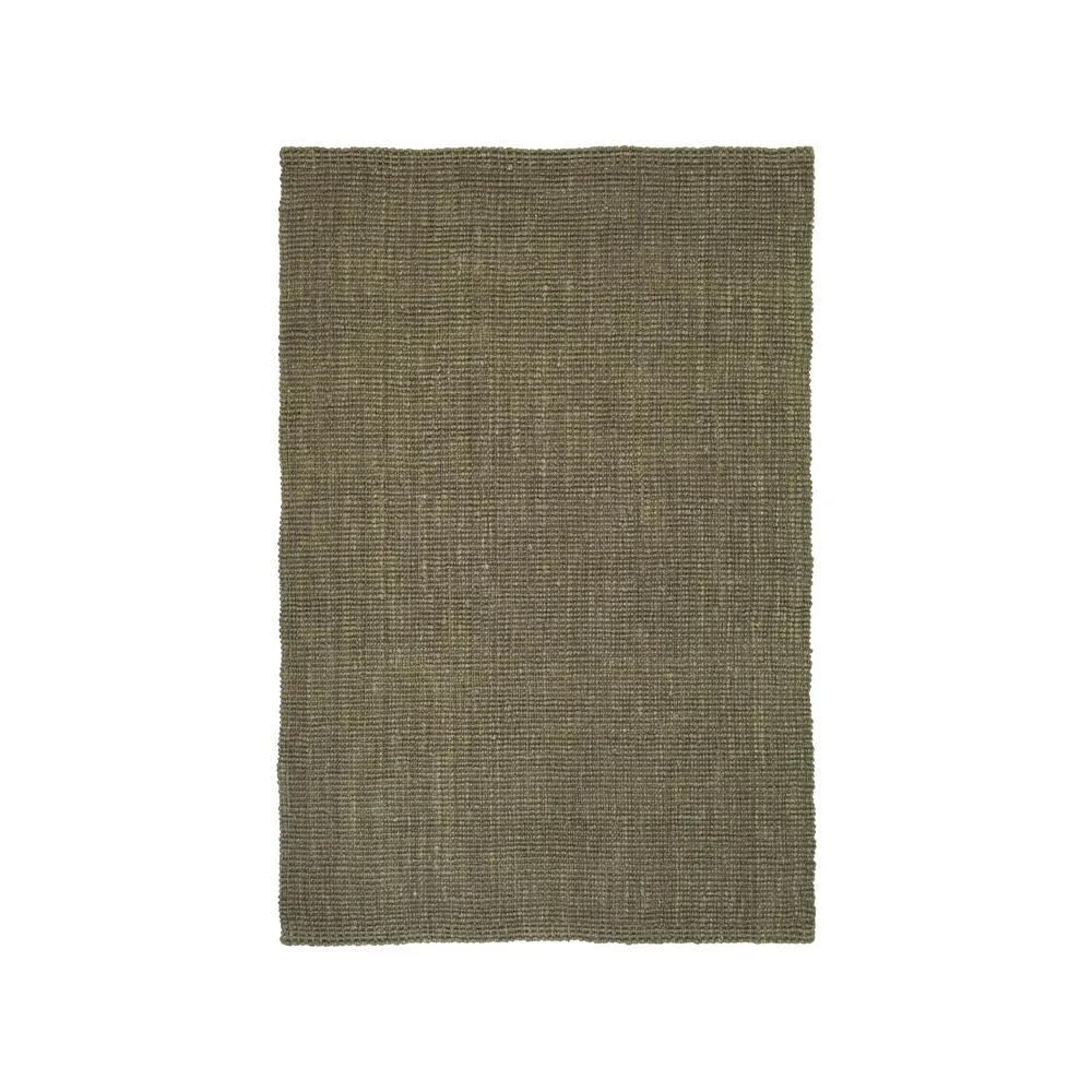 Dixie Julia rug Green, jute, 160x230 cm | Scandinavian Design | Fringe & Deep pile rugs | Green