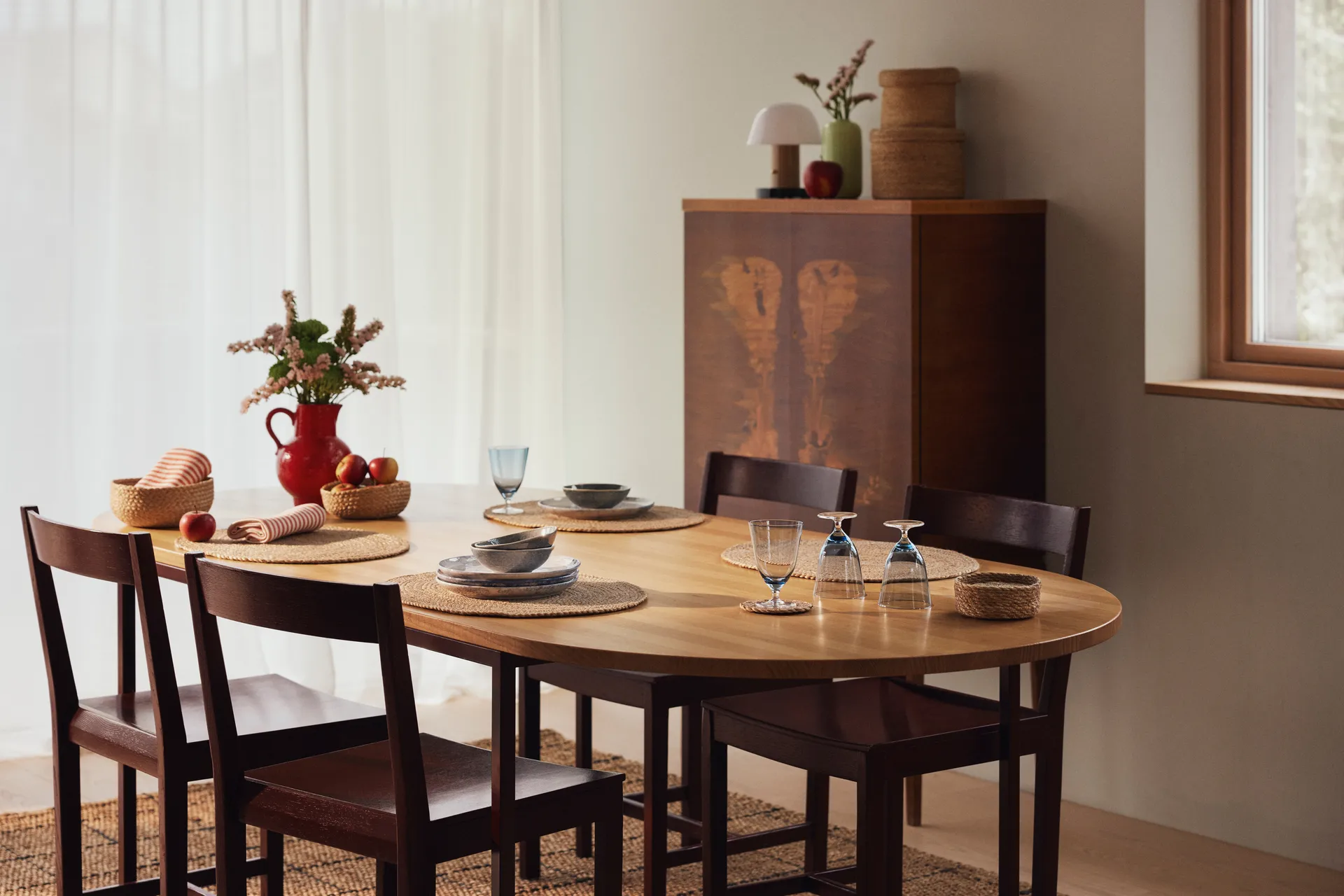 Jute Braided placemat Ø38 cm, nature Dixie