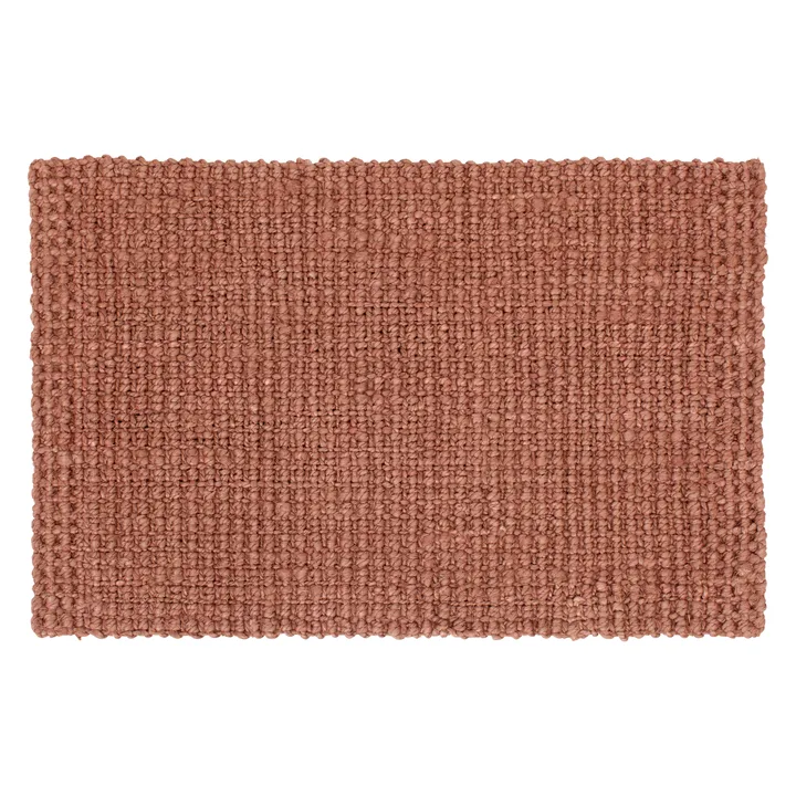 Jute doormat old rose from Dixie