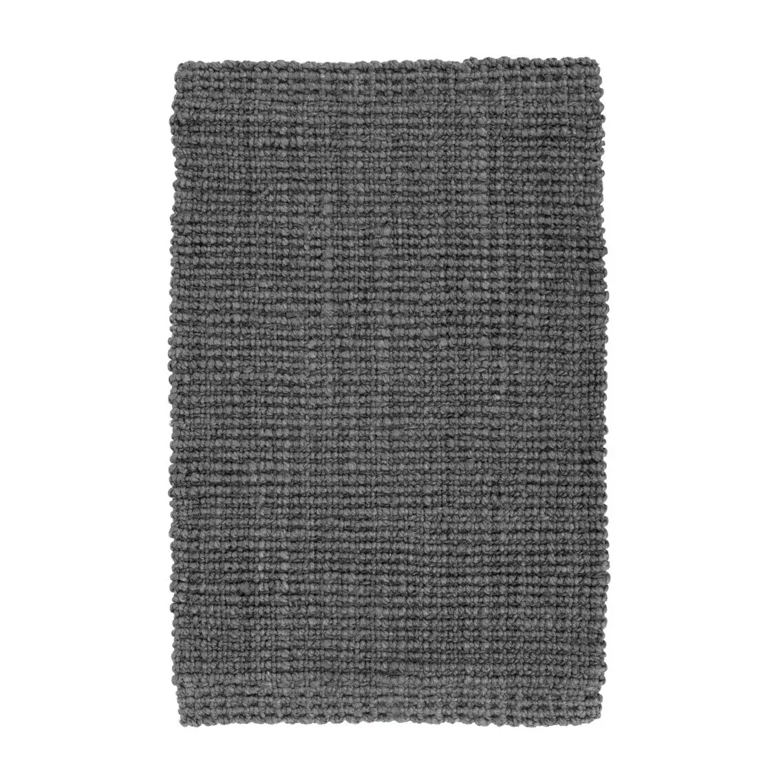 Dixie Jute rug dark grey 60x90 cm | Scandinavian Design | Jute & natural fibre rugs | Grey