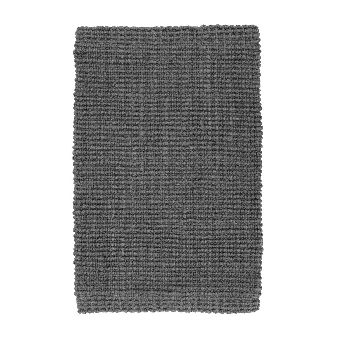 Dixie Jute rug dark grey 60x90 cm | Scandinavian Design | Jute & natural fibre rugs | Grey