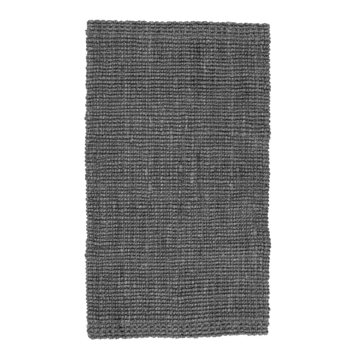 Dixie Jute rug dark grey 70x120 cm | Scandinavian Design | Jute & natural fibre rugs | Grey
