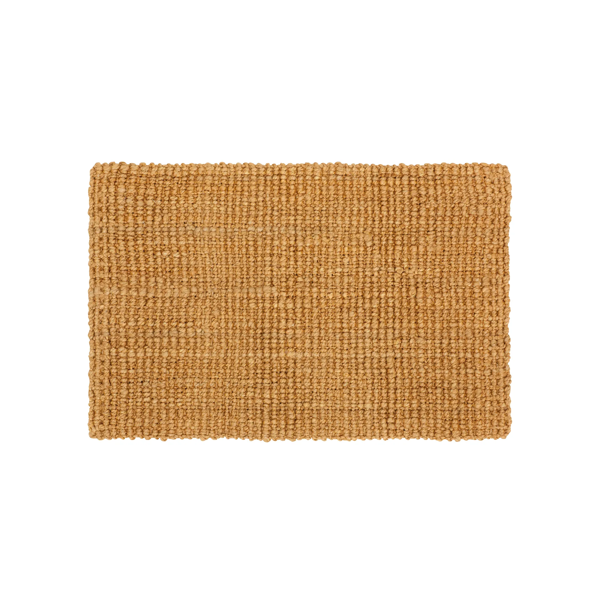 Jutefläta doormat 60x90 cm, Oat yellow Dixie