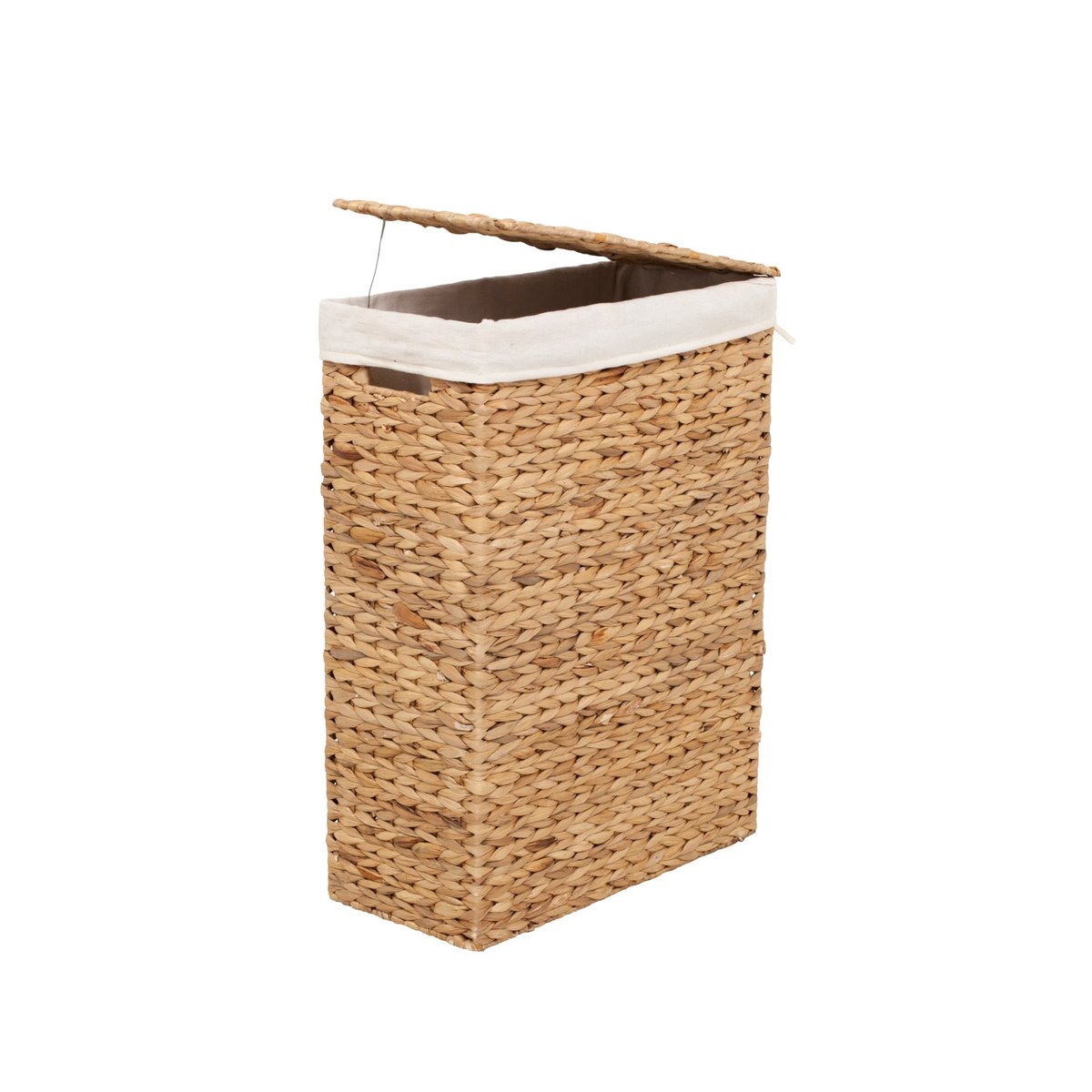 Dixie Lily laundry basket Nature, water hyacinth, braided