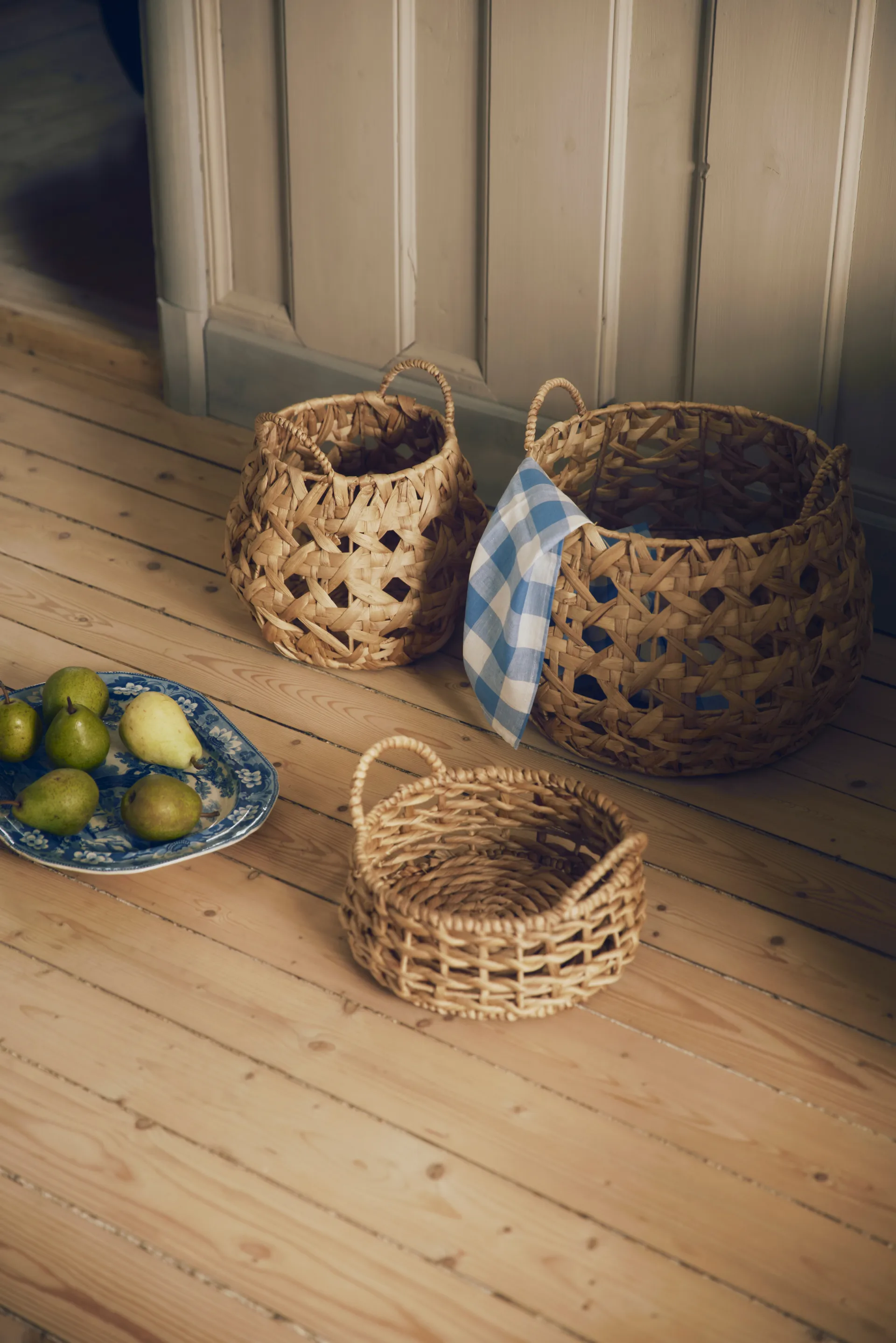 Lily storage basket, Lace, 2 pieces Dixie