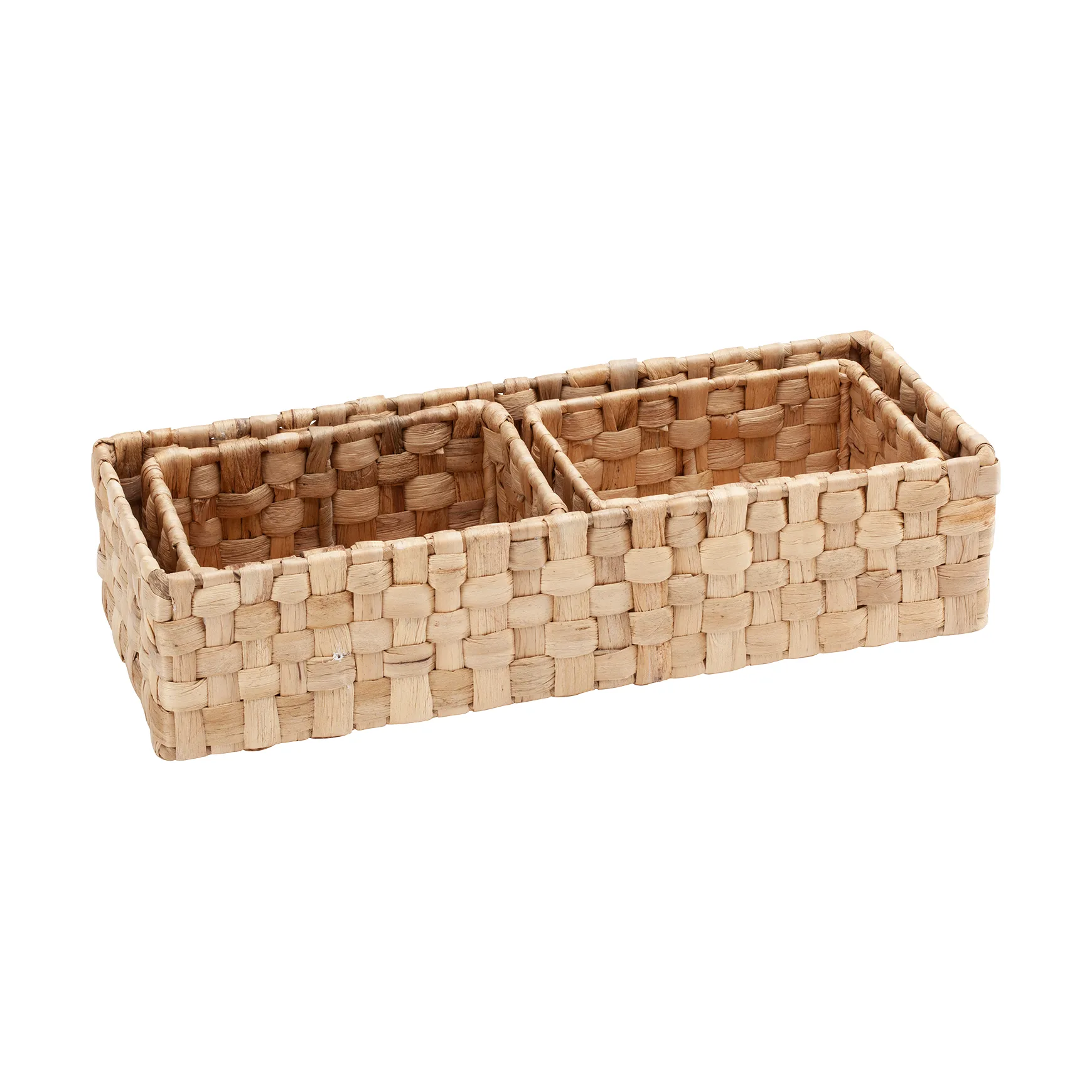 Lily storage box panama 3 pieces, Natural Dixie
