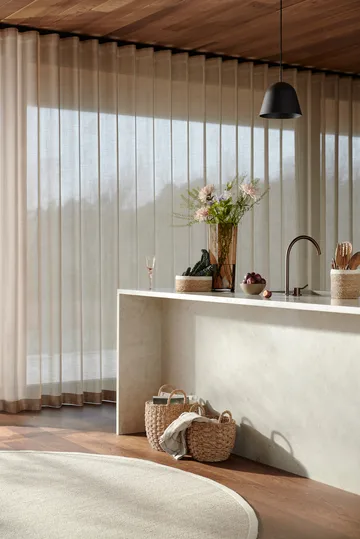 Sisal rug round marble - Ø150 cm - Dixie