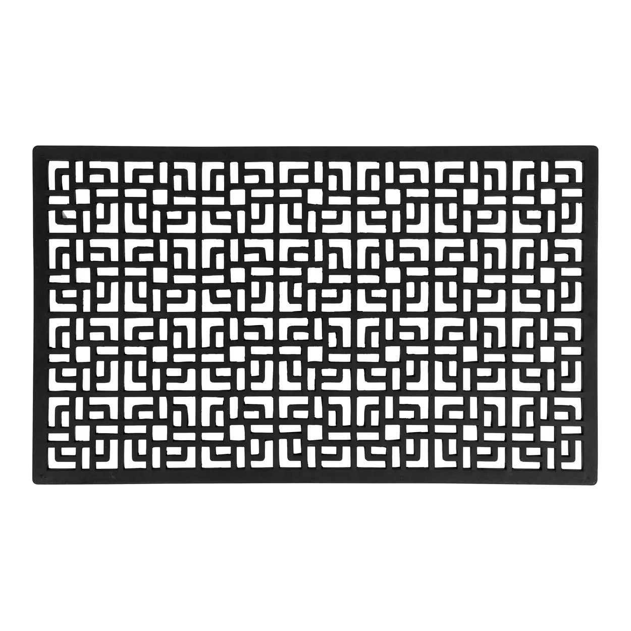 Dixie Square doormat 45x75 cm | Scandinavian Design | Door mats | Black