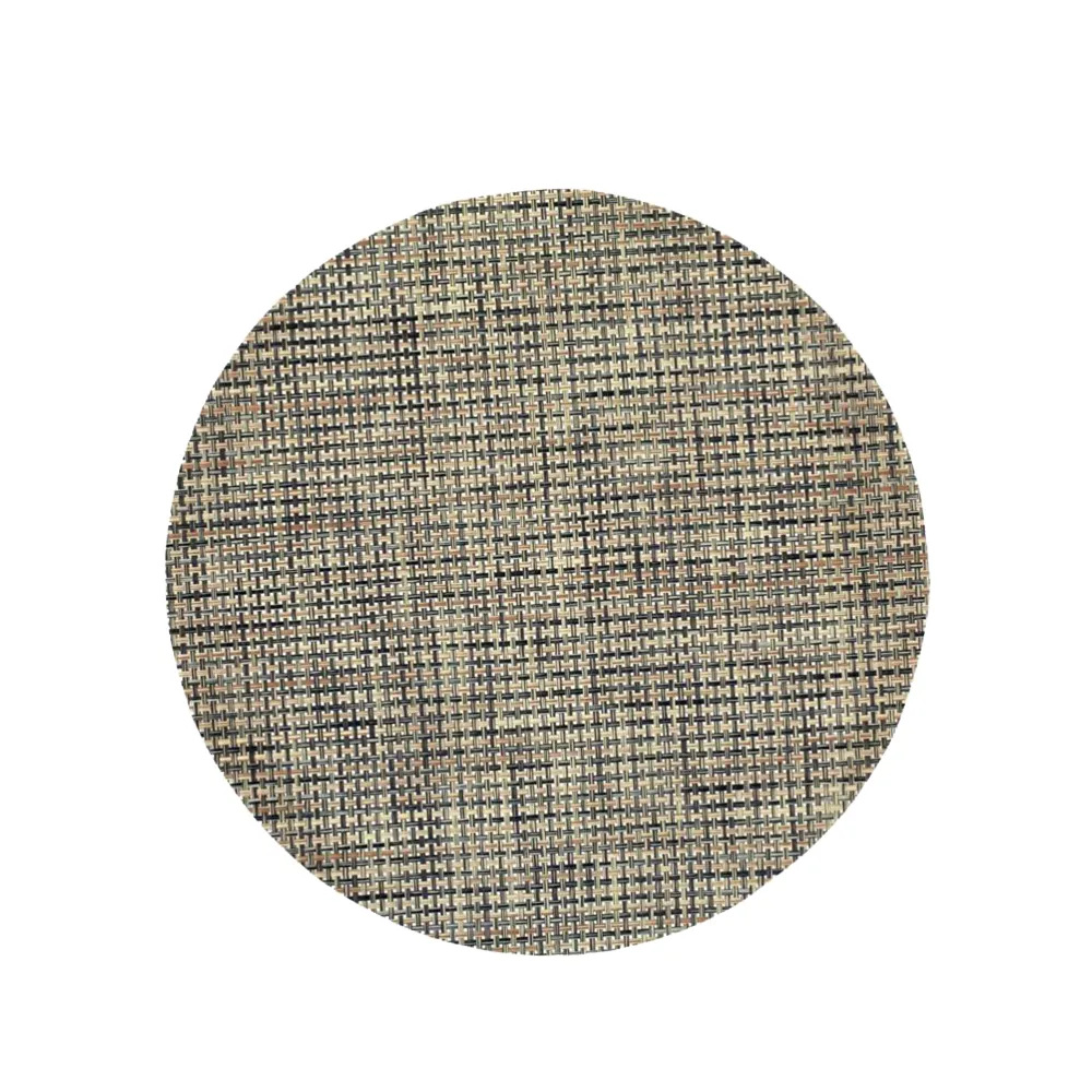 Dixie Sture placemat Straw mottled, round | Scandinavian Design | Placemats | Beige