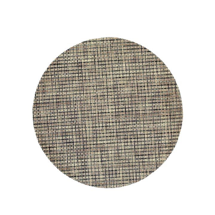 Sture placemat - Straw mottled, round - Dixie