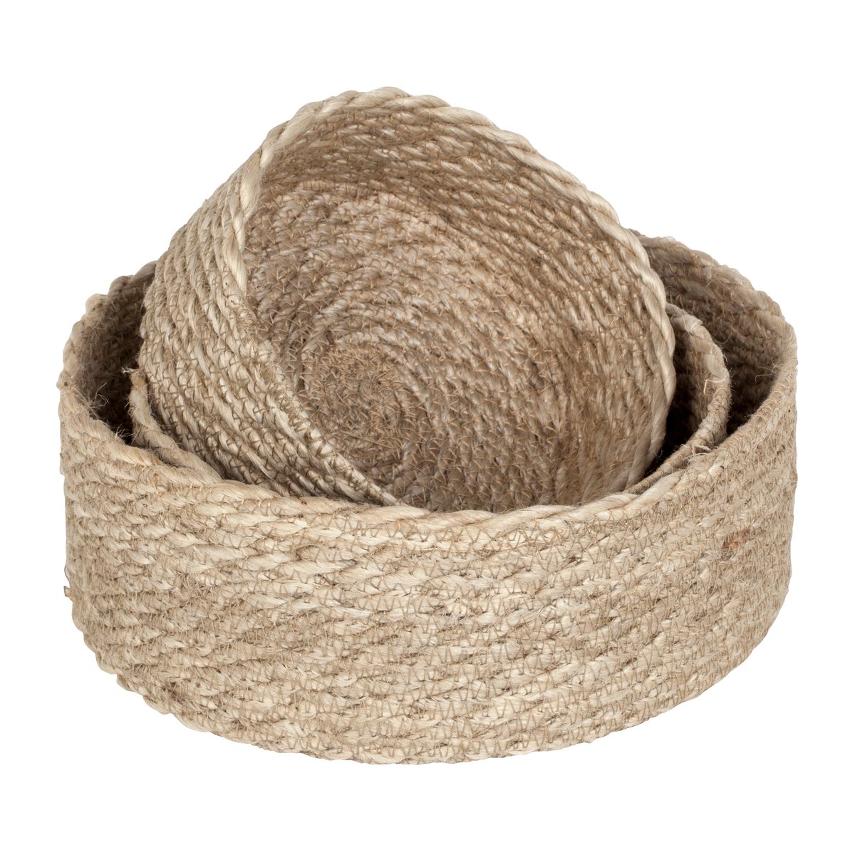 Dixie Twisted bread box 3-pack Nature-grey | Scandinavian Design | Bread baskets | Beige