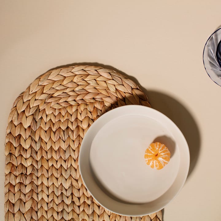 W.Hyac Fishbone placemat oval - Nature - Dixie