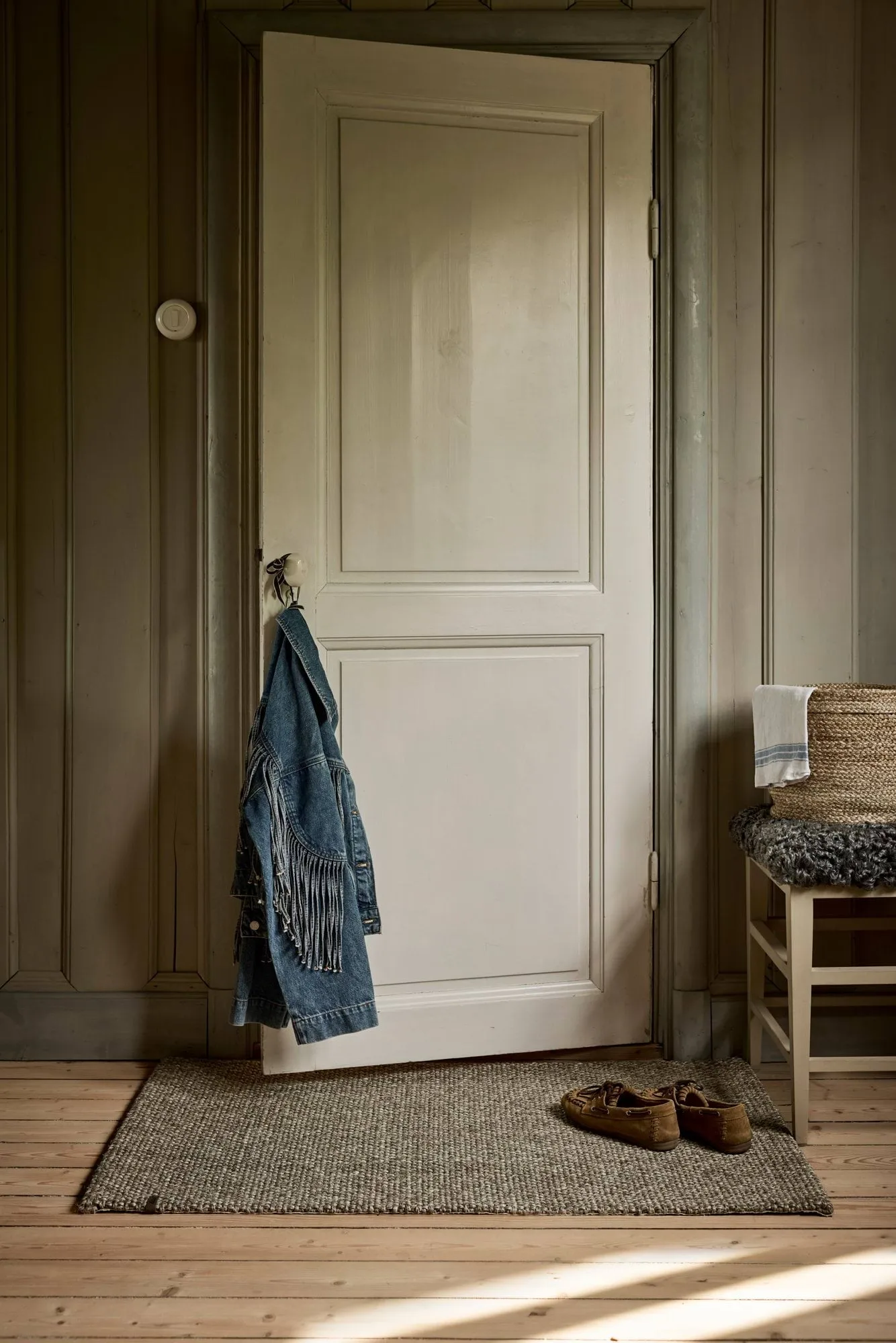 Wilma doormat, Natural grey, 70x120 cm Dixie