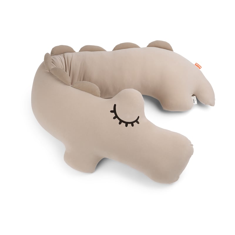 Done by deer Croco body pillow 36x150 cm Sand