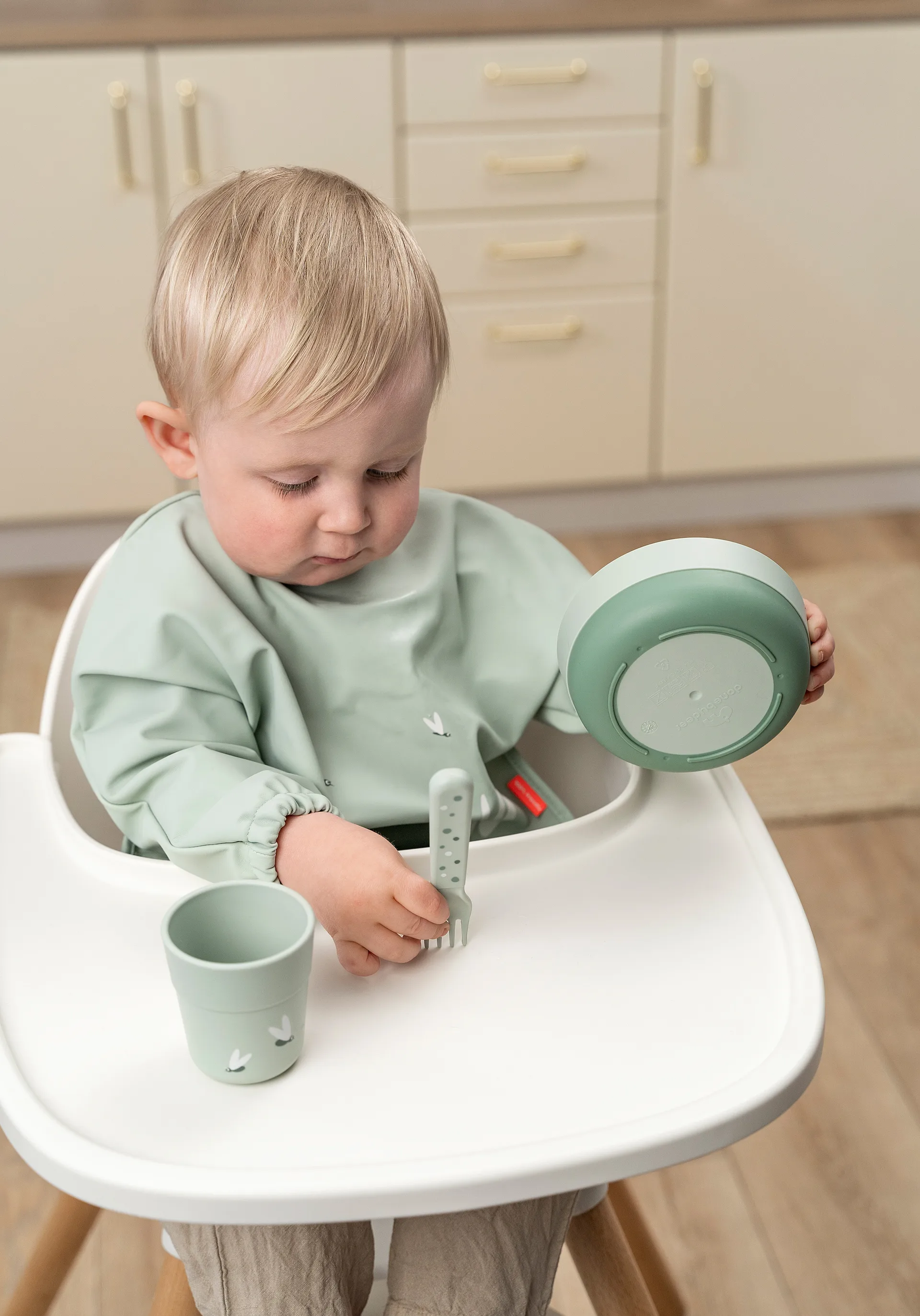 Croco foodie bowl Ø12 cm, Green Done by deer