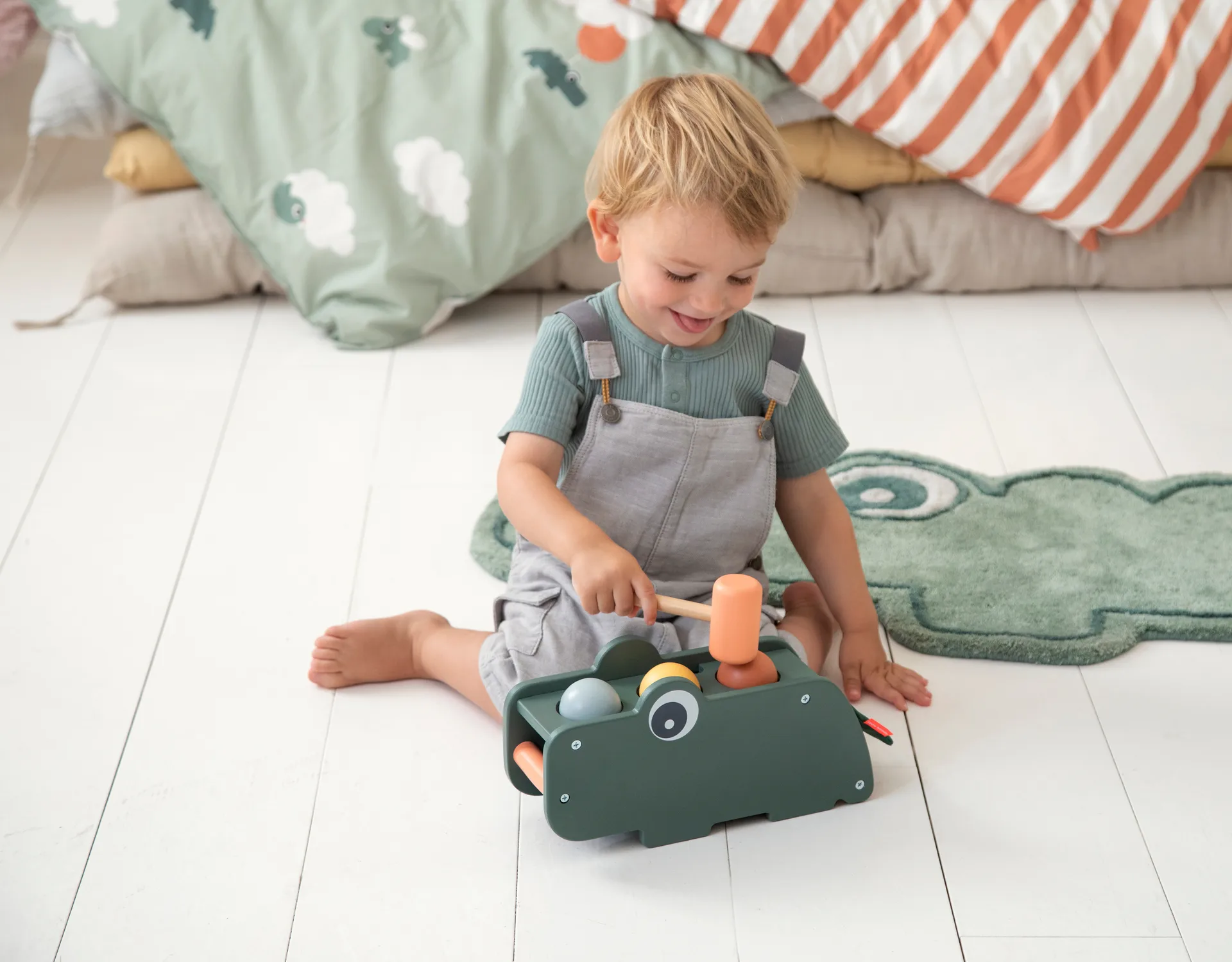 Croco mat 46x110 cm, Green Done by deer