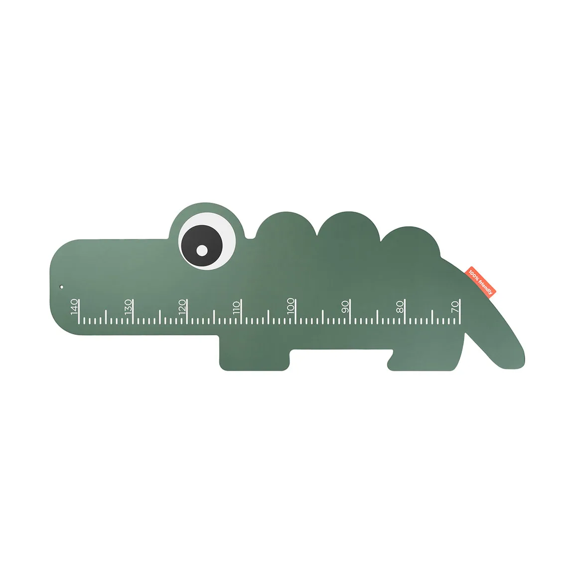Done by deer Croco measuring stick Green | Scandinavian Design | Wall stickers | Green