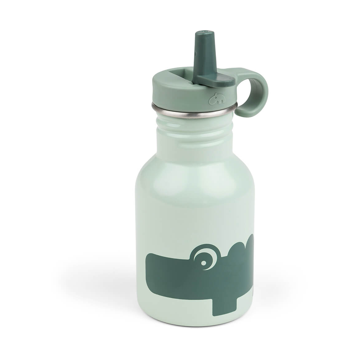 Done by deer Croco steel bottle 35 cl Green | Scandinavian Design | Water bottles | Green