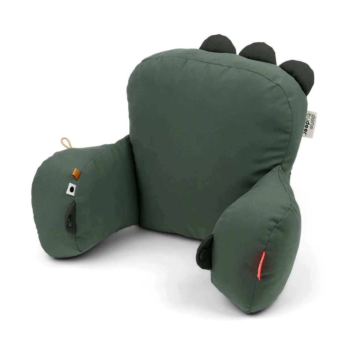 Done by deer Croco stroller cushion Green | Scandinavian Design | Cushion inserts | Green