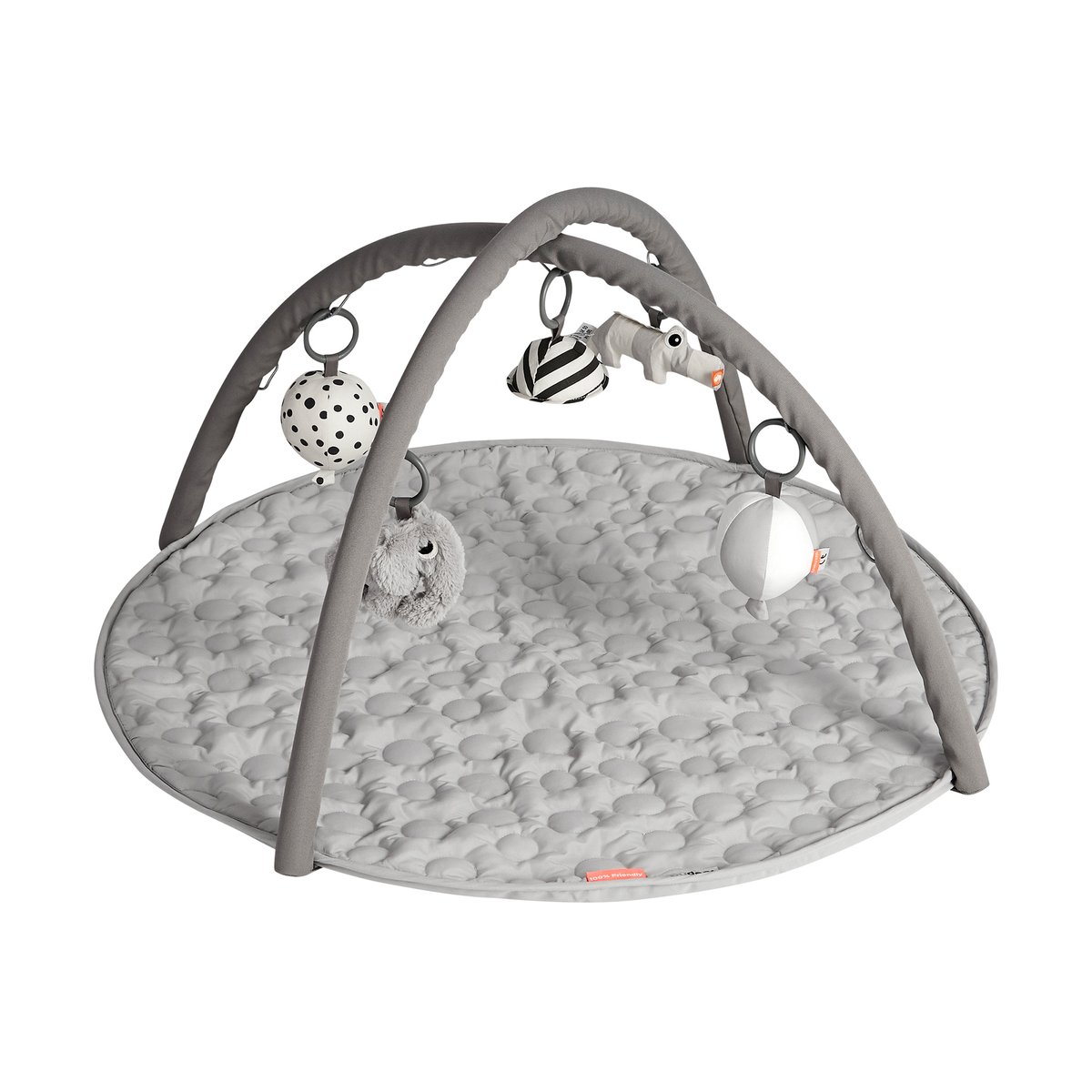 Done by deer Deer Friends baby gym o90 cm Grey | Scandinavian Design | Children's room accessories | Grey