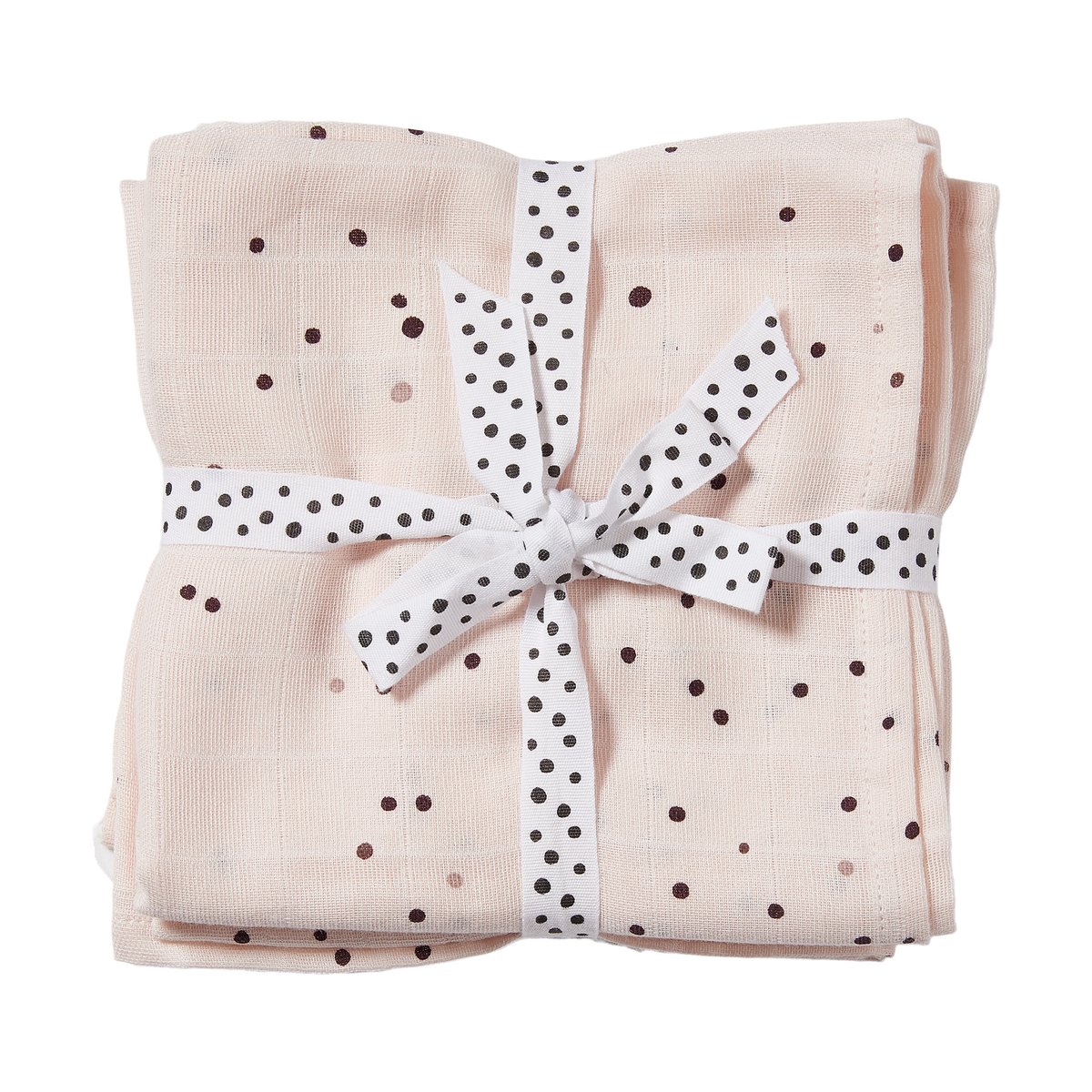 Done by deer Dreamy Dots Washcloth 2-pack Powder | Scandinavian Design | Kitchen tea towels | Beige