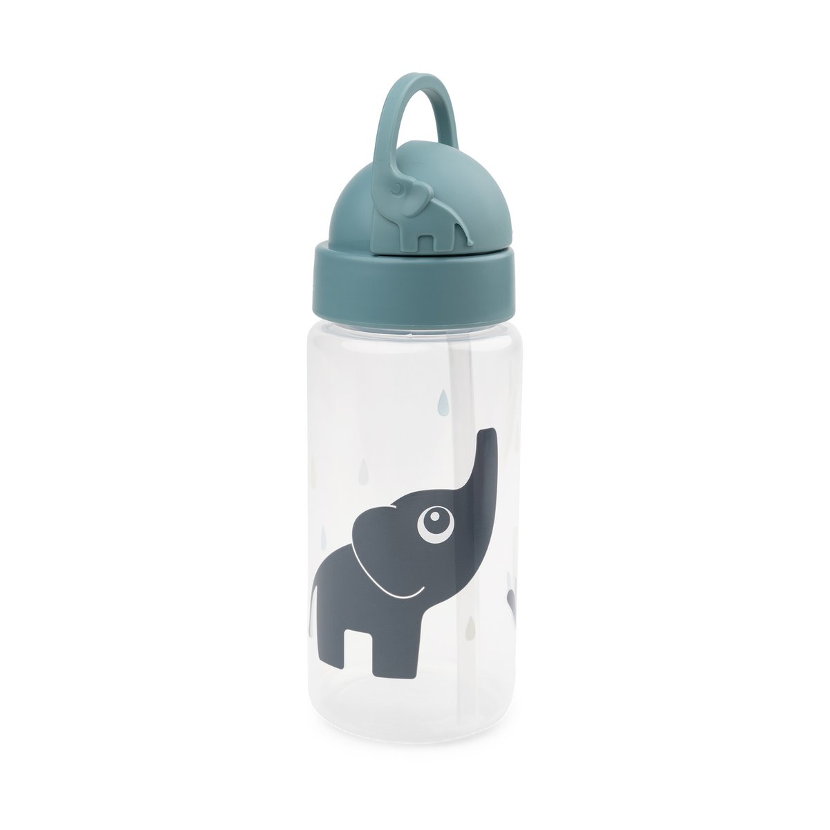 Done by deer Elphee bottle with straw Blue