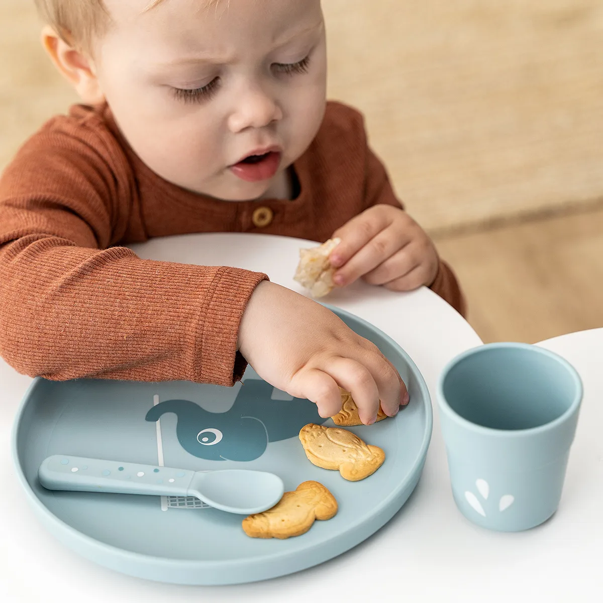 Elphee foodie mini mug 13 cl, Blue Done by deer