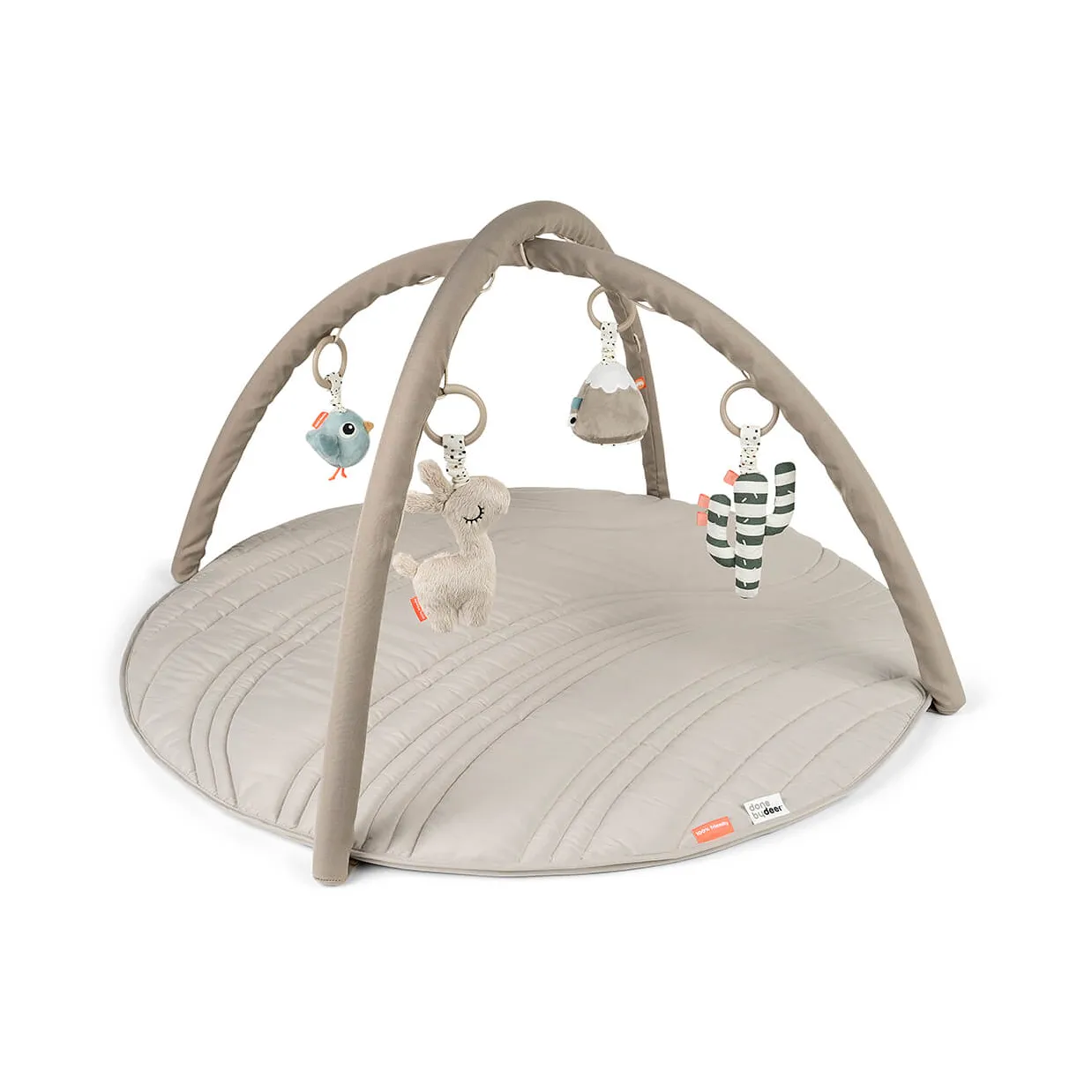 Done by deer Lalee Baby Gym o90 cm Sand | Scandinavian Design | Children's room accessories | Beige