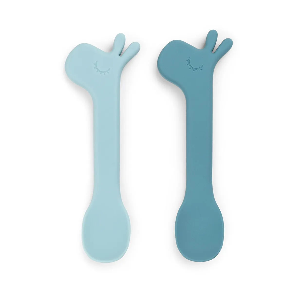 Done by deer Lalee spoon 2-pack Blue | Scandinavian Design | Table cutlery | Blue