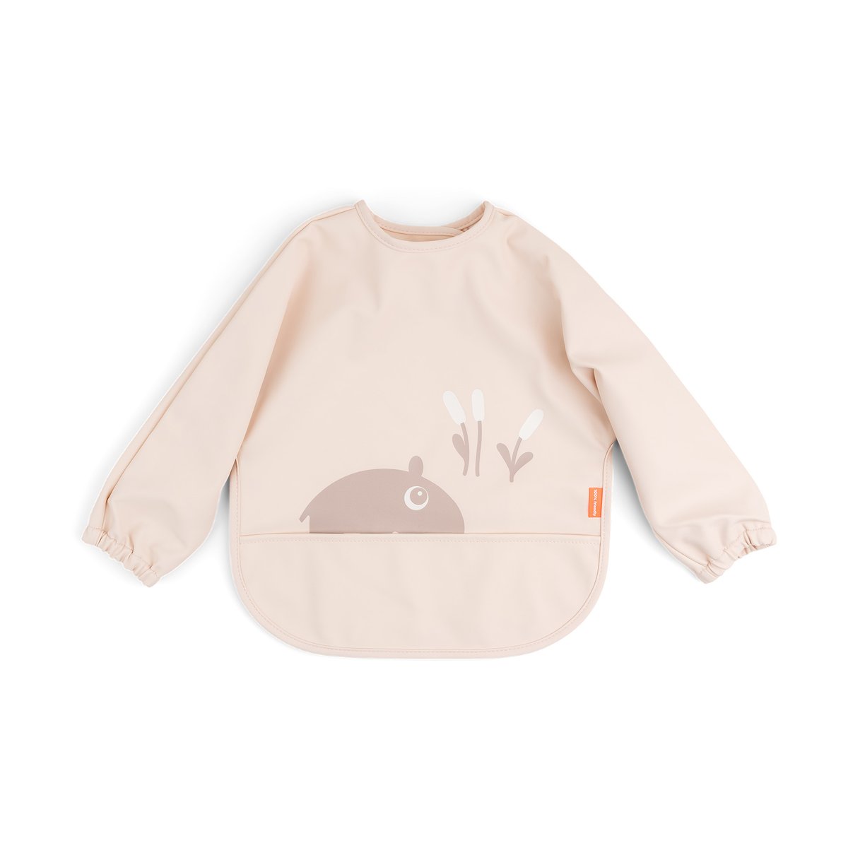 Done by deer Ozzo bib with sleeve Powder | Scandinavian Design | Other kitchen utensils | Beige