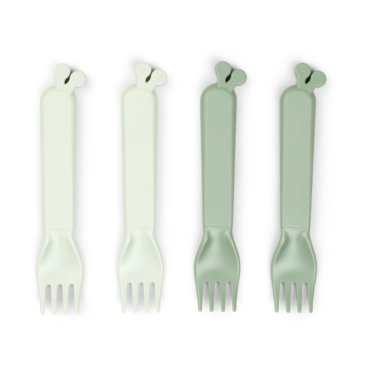 Done by deer Raffi kiddish fork 4-pack Green