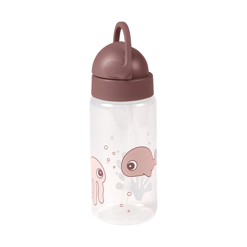Done by deer Sea friends bottle with straw Powder