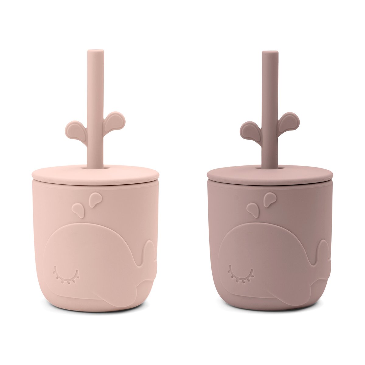 Done by deer Wally mug with peekaboo straw 2-pack. Powder