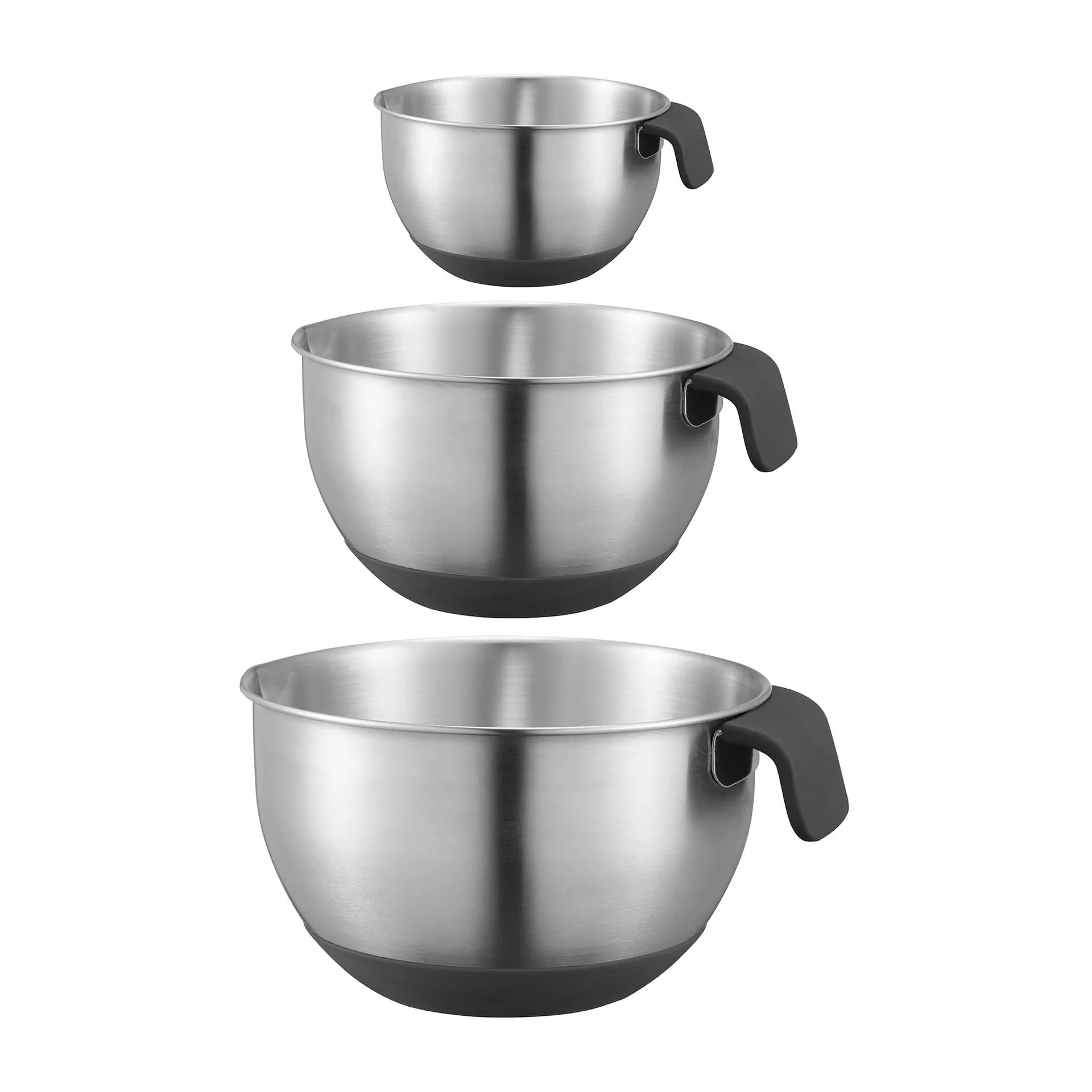 Becca jars x 3, Stainless steel Dorre