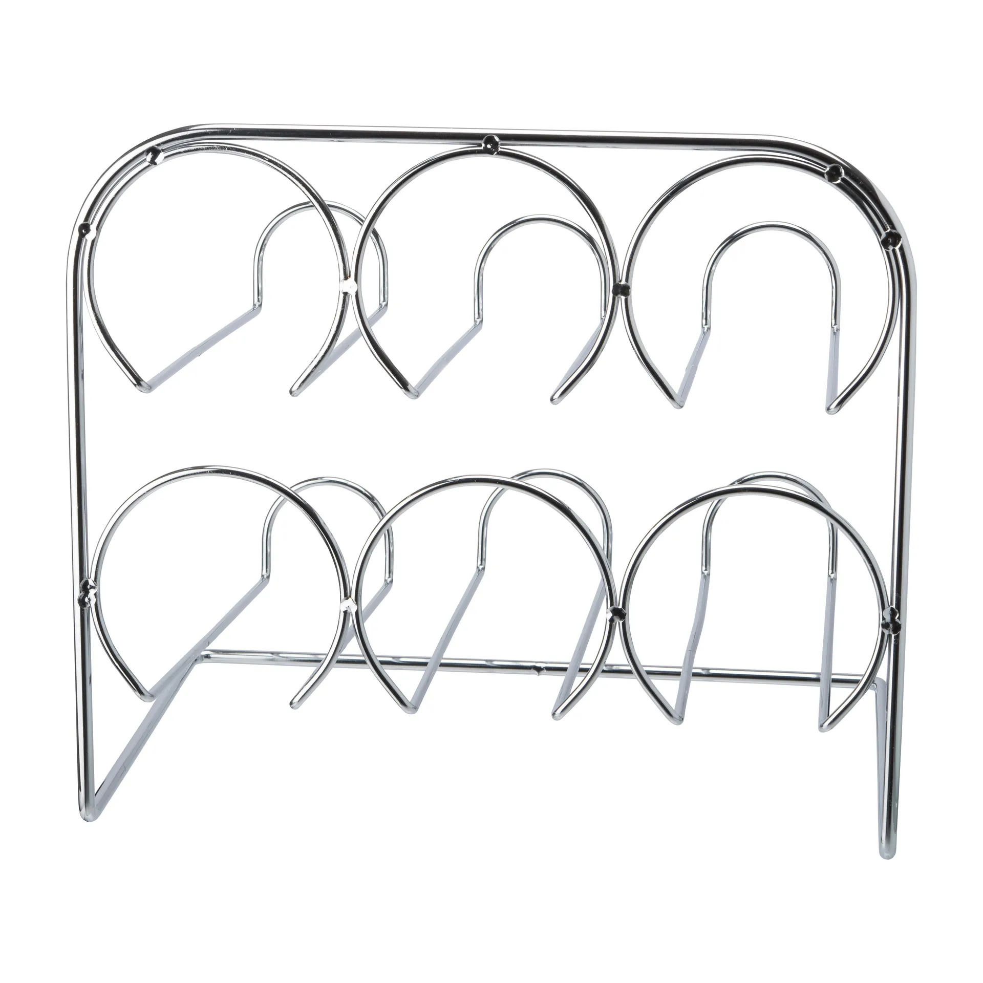 Beda wine rack 6 bottles 29 cm, Chrome Dorre
