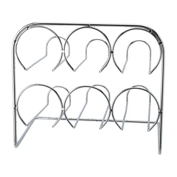 Beda wine rack 6 bottles 29 cm - Chrome - Dorre